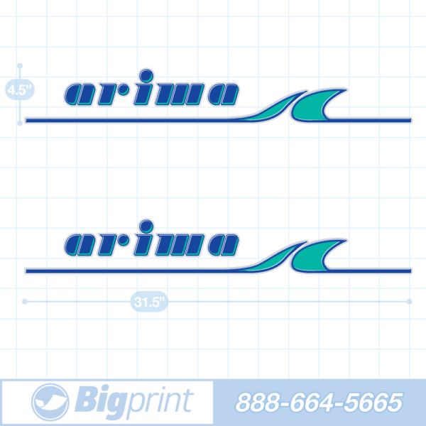 Alumaweld Boat Decals – Factory Sticker Package – Bigprint.com