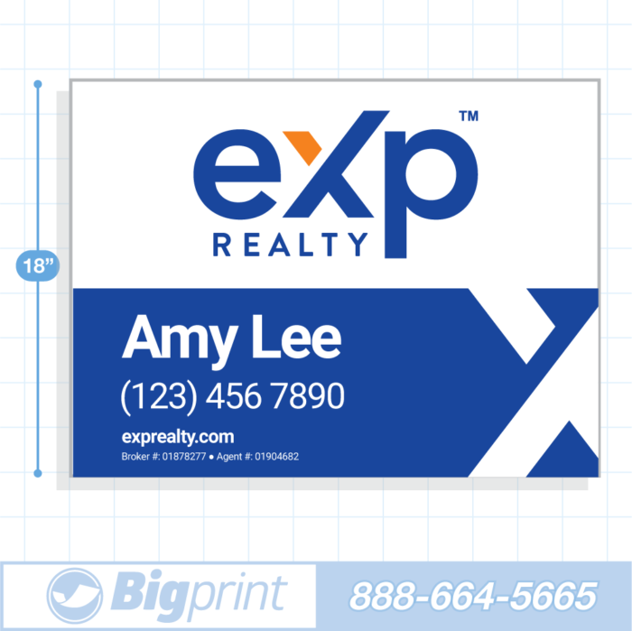 New 2020 option 3 exp realty for sale sign with logo 18x24 inch