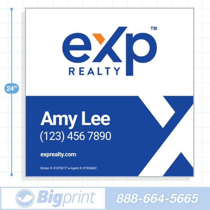 New 2020 option 3 exp realty for sale sign with logo 24x24 inch