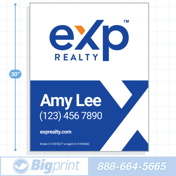 New 2020 option 3 exp realty for sale sign with logo 30x24 inch